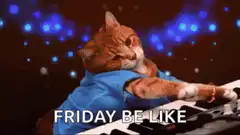 Keyboard Cat Friday Be Like