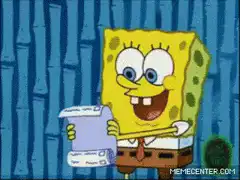 SpongeBob and Gary's long list