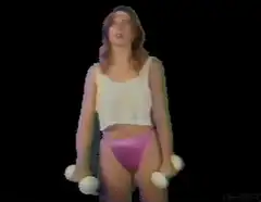 Woman with giant inflatable wings