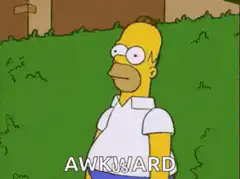 Homer Simpson sinking into grass
