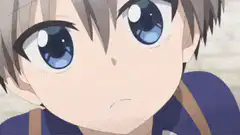 anime boy smiling