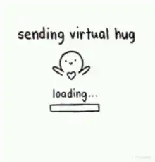 sending virtual hug loading then tom holland dancing