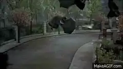 Voldemort levitating in the rain