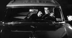 Bonnie and Clyde in car