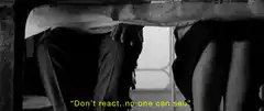 Don't react no one can see