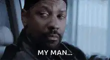 My Man Denzel Smirking