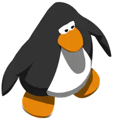 Tux the Linux Penguin Walking