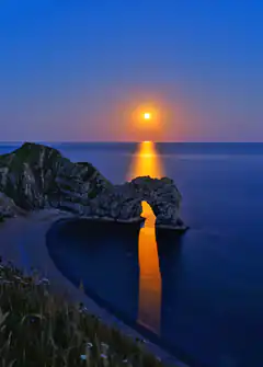 Sunset over Durdle Door