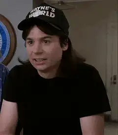 Wayne Campbell confused reaction