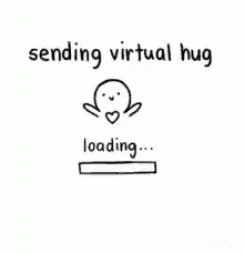 sending virtual hug loading bar
