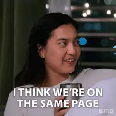 Woman on same page with cup