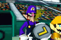 Waluigi and Luigi tennis match reaction