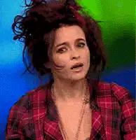 Helena Bonham Carter confused face