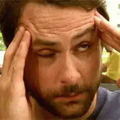 Charlie Day facepalm