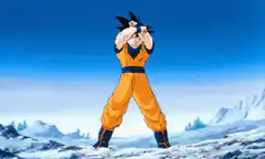 Goku transforms into Super Saiyan