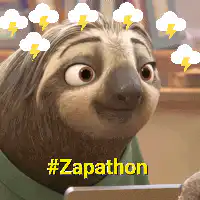 Flash the Sloth #Zapathon