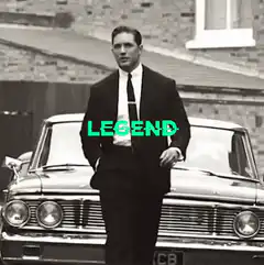 Tom Hardy as Legend walking