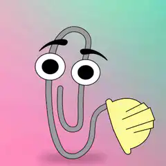 Paperclip puts on hard hat and holds wrench