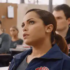 Mindy Kaling rolls eyes back