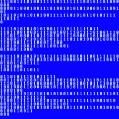 falling binary code