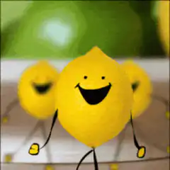 Happy dancing lemons
