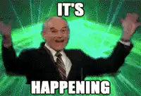 It's happening