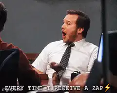 Chris Pratt Every Time I Receive a Zap
