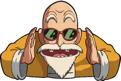 Master Roshi with sunglasses