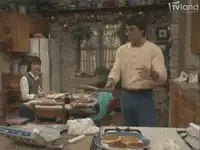 Archie and Jughead at the kitchen table