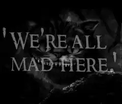 Cheshire Cat We're All Mad Here