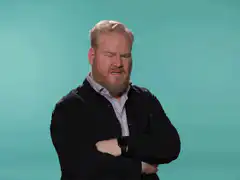 Jim Gaffigan shaking head no
