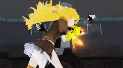 Yang Xiao Long punches Jaune Arc