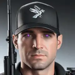 Ghost eyes glow purple