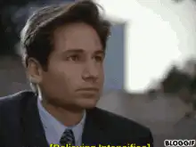 David Duchovny believing intensifies