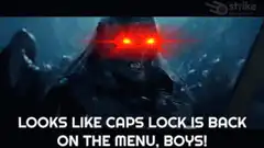 Uruk-hai with glowing red eyes