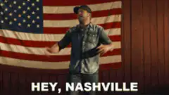 Hey Nashville man gestures