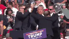 Donald Trump shot at rally