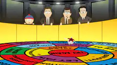 South Park angel on wheel