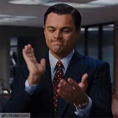 Leonardo DiCaprio sarcastic slow clap