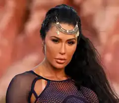 Kim Kardashian in fantasy costume