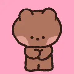 cute bear with heart lei