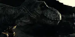T-Rex roaring at Jurassic World