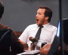 Chris Pratt shocked face
