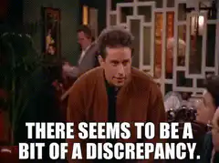 Jerry Seinfeld discrepancy meme