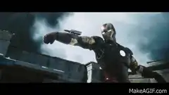 Iron Man walks away from explosion