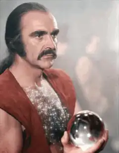 Sinestro holding a crystal ball