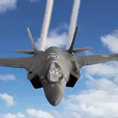 Cat in fighter jet cockpit