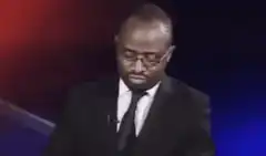 Winston Blackmon shaking head no