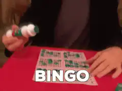 Larry David screaming BINGO