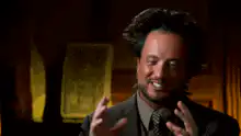 Giorgio Tsoukalos alien explanation hands
